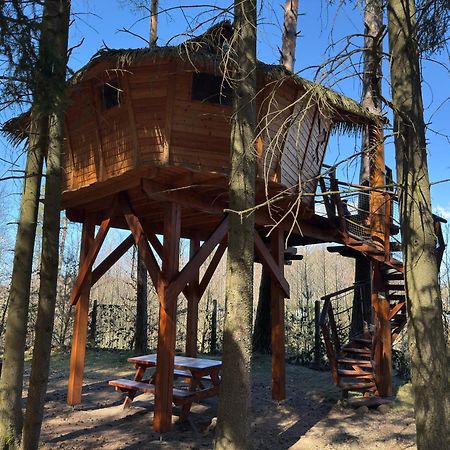 Готель Treehouse U Rybnika Osecna Екстер'єр фото